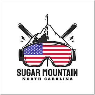 Sugar Mountain North Carolina USA Ski Resort Skiing Souvenir Posters and Art